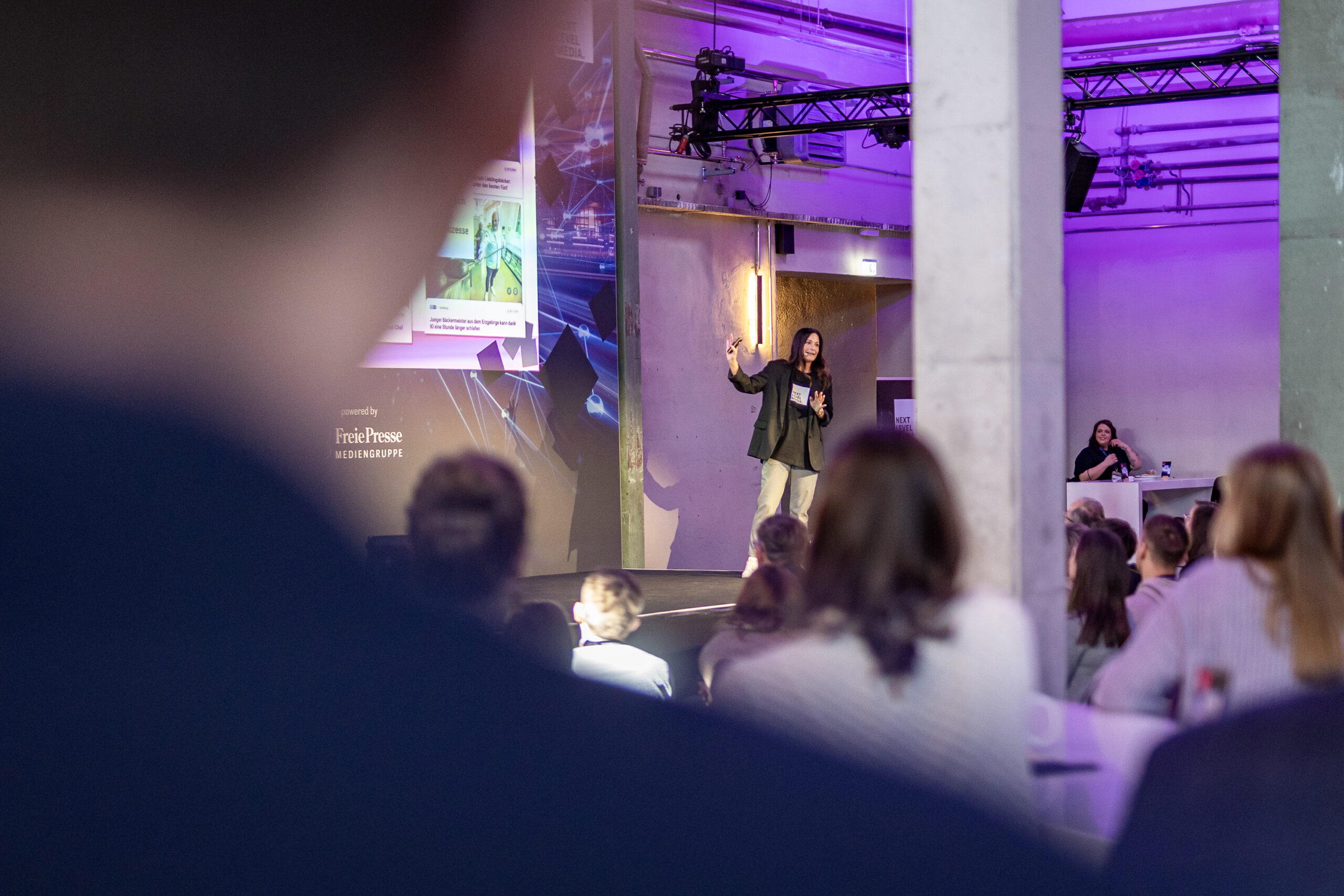 Maike Riedel auf der Konferenz